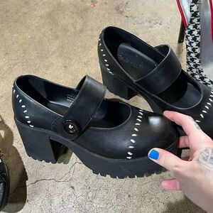 Dolls kill size 8 Mary Jane platforms.